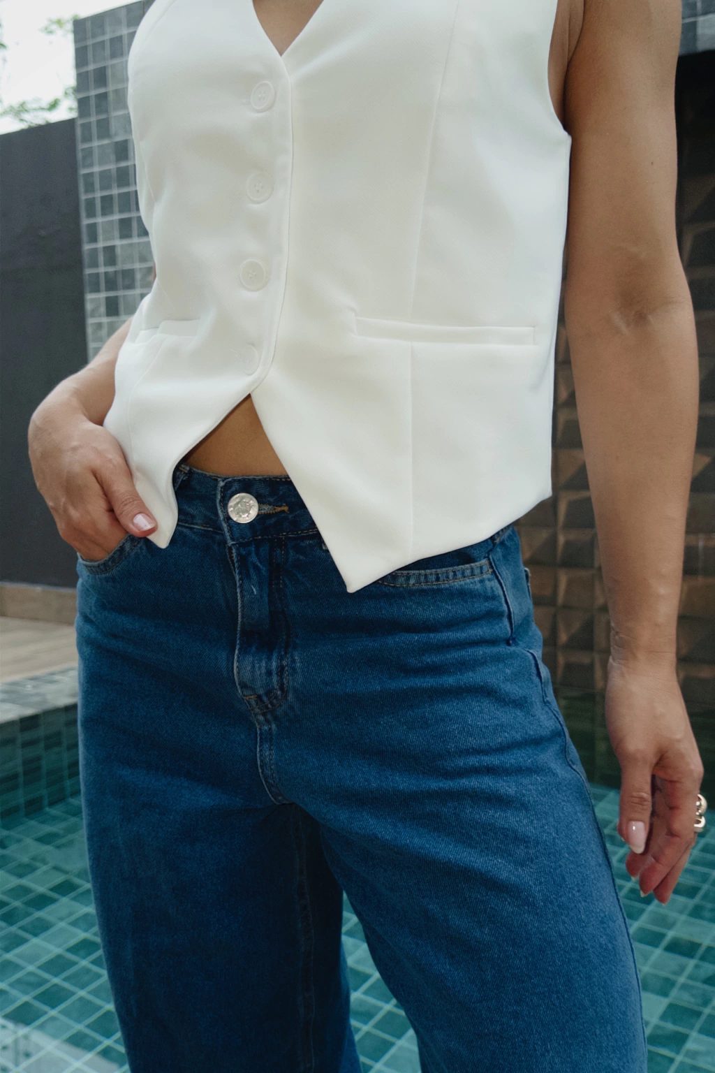 Calça Barrel Ivy — foto 3